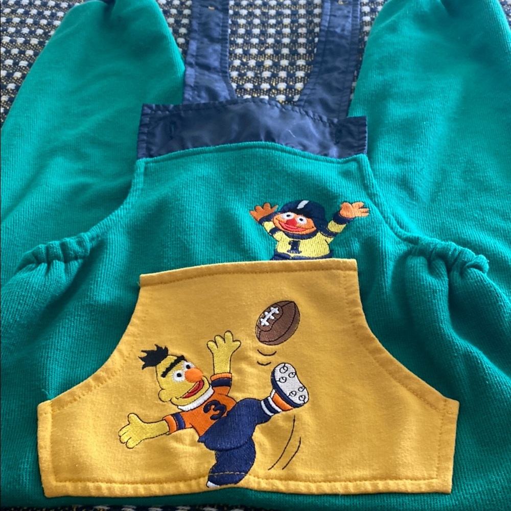 Sesame Street Green and Yellow Diaper Covers with Character Designs